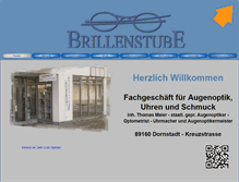 Tablet Screenshot of brillenstube.de